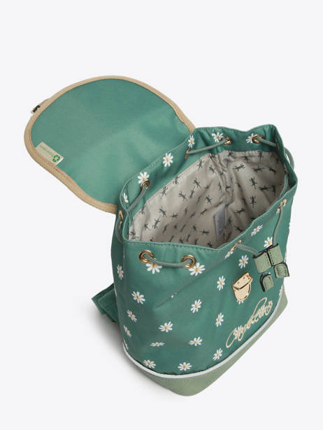 Sac à Dos 1 Compartiment Cameleon Vert vintage fantasy PBVGSD25 vue secondaire 3