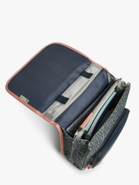 Sac à Dos 3 Compartiments Cameleon Bleu vintage fantasy PBVGSD39 vue secondaire 3