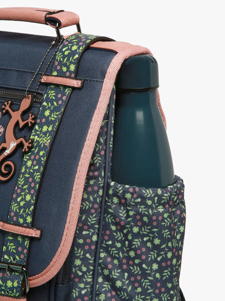 Sac à Dos 3 Compartiments Cameleon Bleu vintage fantasy PBVGSD39 vue secondaire 5