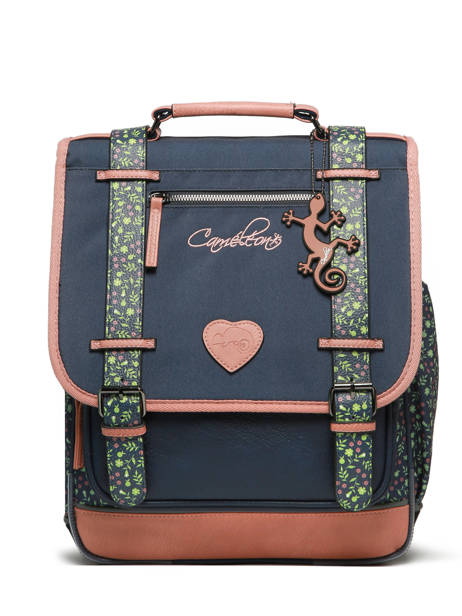 Sac à Dos 3 Compartiments Cameleon Bleu vintage fantasy PBVGSD39 vue secondaire 7