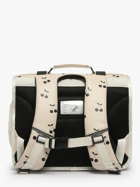 Cartable 2 Compartiments Cameleon Beige vintage north PBVWCA38 vue secondaire 4