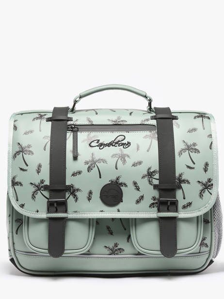 Cartable 3 Compartiments Cameleon Vert vintage north PBVWCA41
