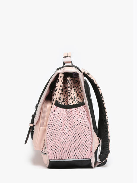 Cartable 3 Compartiments Cameleon Rose vintage north PBVWCA41 vue secondaire 2
