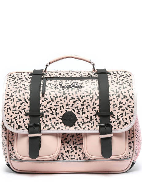 Cartable 3 Compartiments Cameleon Rose vintage north PBVWCA41 vue secondaire 6