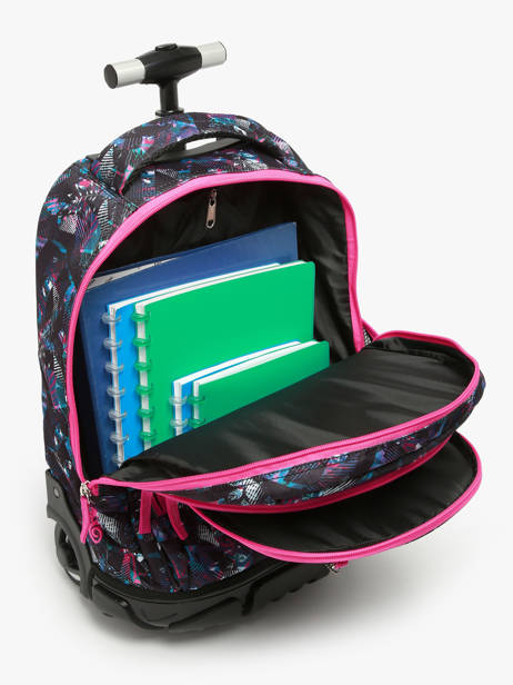 Sac A Dos à Roulettes 2 Compartiments Cameleon Rose futur PBFUSR45 vue secondaire 3
