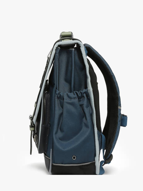 Sac à Dos 2 Compartiments Cameleon Bleu vintage urban PBVBSD39 vue secondaire 2