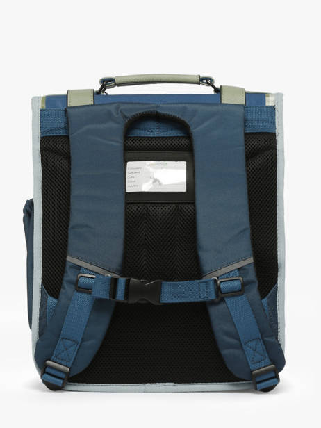 Sac à Dos 2 Compartiments Cameleon Bleu vintage urban PBVBSD39 vue secondaire 4