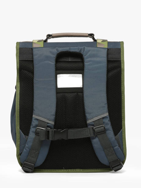 Sac à Dos 2 Compartiments Cameleon Bleu vintage urban PBVBSD39 vue secondaire 4