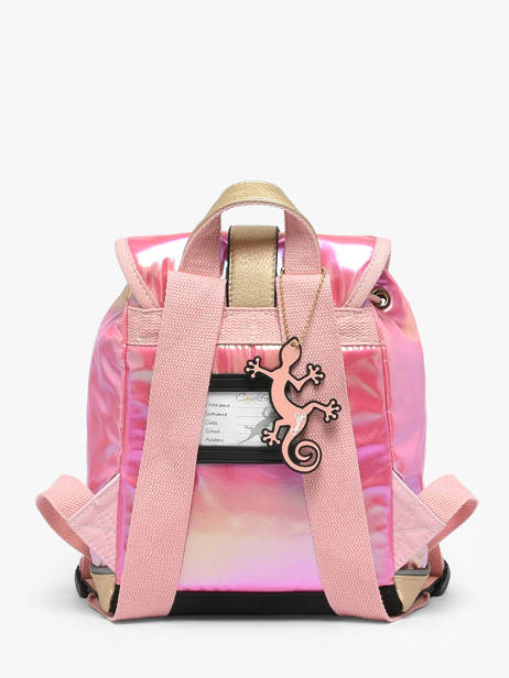 Sac à Dos 1 Compartiment Cameleon Pink vintage fantasy PBVGSD25 other view 4