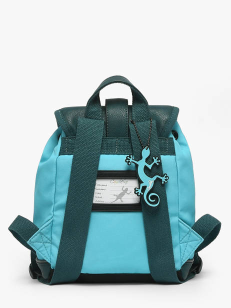 1 Compartment Backpack Cameleon Blue vintage urban PBVBSD25 other view 4