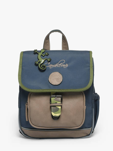 Sac � Dos 1 Compartiment Cameleon Bleu vintage urban PBVBSD30