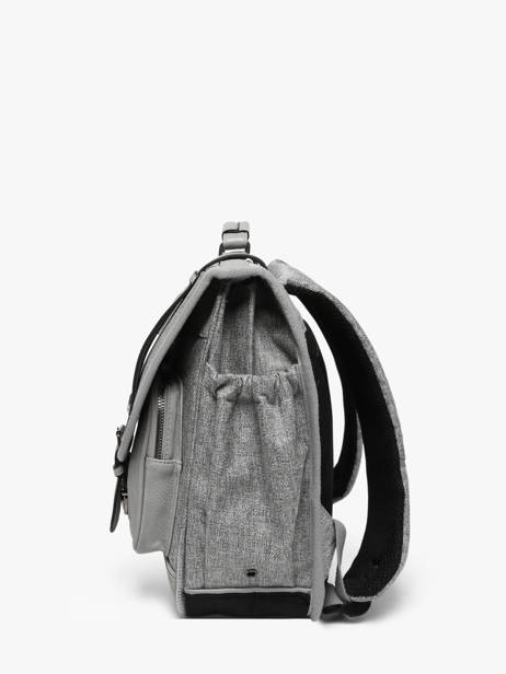 Cartable 2 Compartiments Cameleon Gris vintage urban PBVBCA35 vue secondaire 1