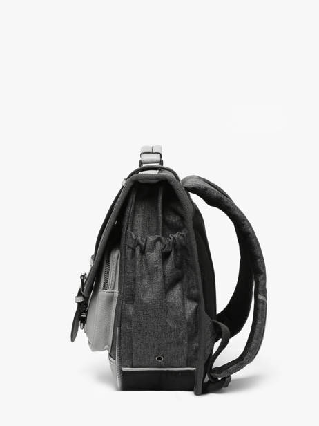 Cartable 2 Compartiments Cameleon Gris vintage urban PBVBCA35 vue secondaire 1