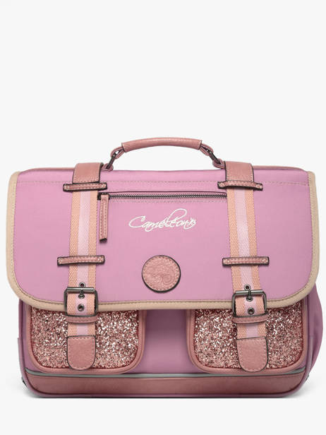 Cartable 2 Compartiments Cameleon Rose vintage fantasy PBVGCA38