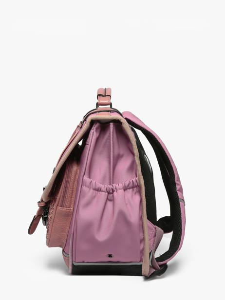 Cartable 2 Compartiments Cameleon Rose vintage fantasy PBVGCA38 vue secondaire 2