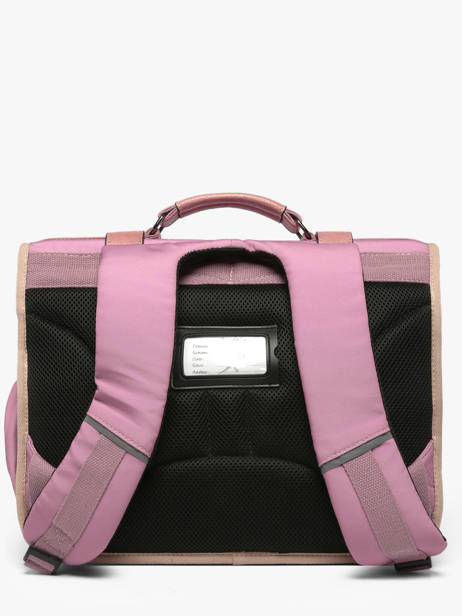 Cartable 2 Compartiments Cameleon Rose vintage fantasy PBVGCA38 vue secondaire 4