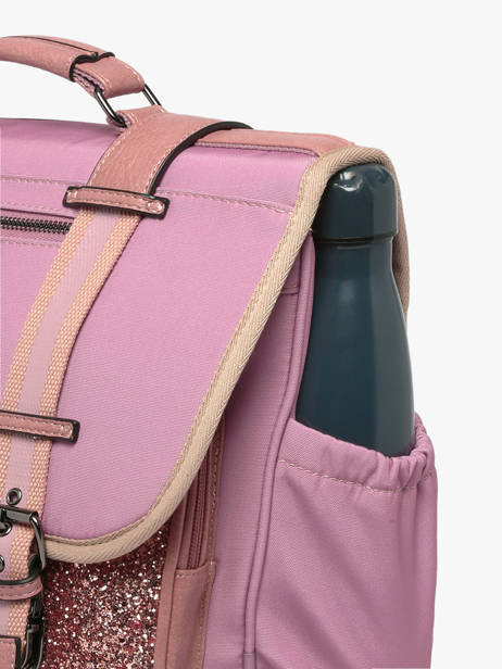 Cartable 2 Compartiments Cameleon Rose vintage fantasy PBVGCA38 vue secondaire 5