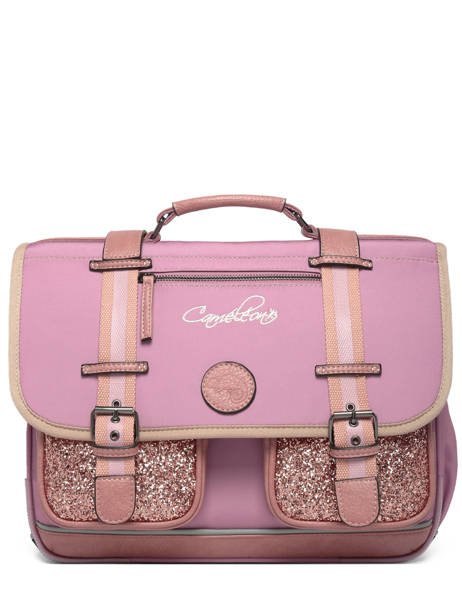 Cartable 2 Compartiments Cameleon Rose vintage fantasy PBVGCA38 vue secondaire 6