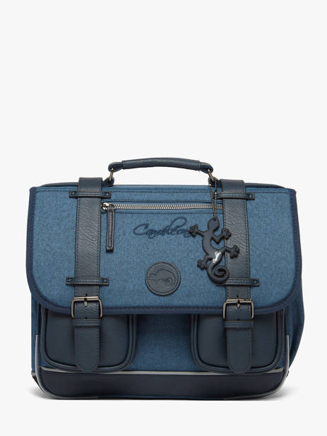 Boekentas 2 Compartimenten Vintage Color Cameleon Blauw vintage color - VIC-CA35