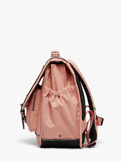 Cartable 3 Compartiments Cameleon Rose vintage color VIC-CA41 vue secondaire 1