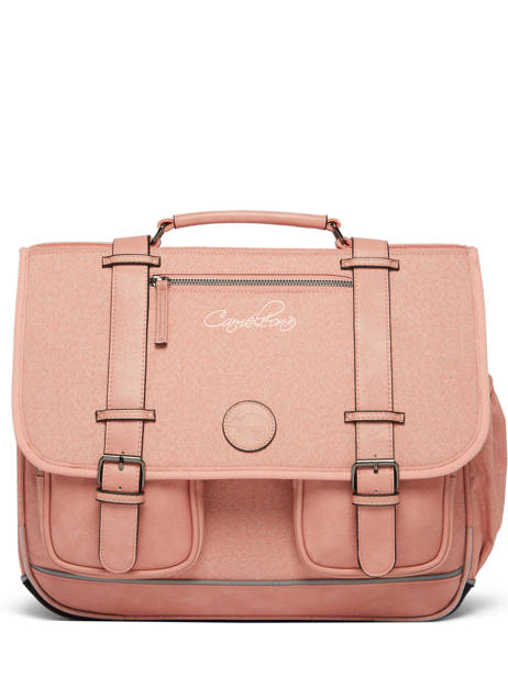 Cartable 3 Compartiments Cameleon Rose vintage color VIC-CA41 vue secondaire 5