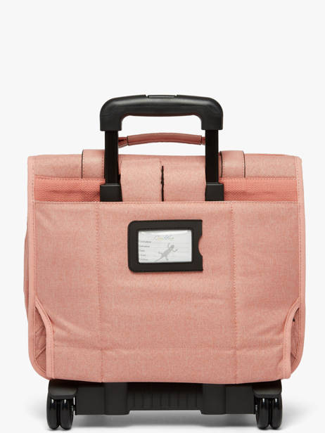 Boekentas Op Wieltjes 2 Compartimenten Vintage Color Cameleon Roze vintage color CR38 ander zicht 4