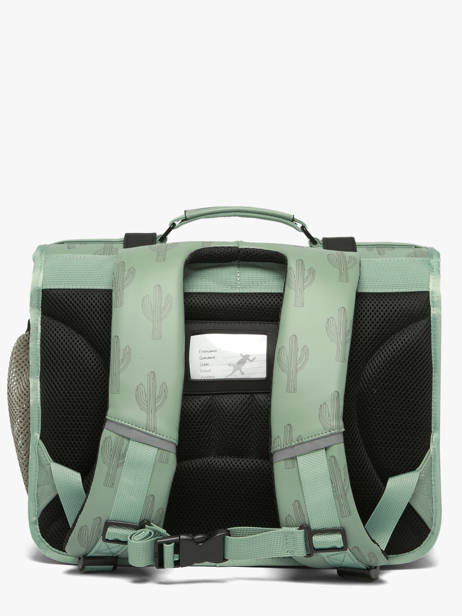 Cartable Vintage North Cameleon Vert vintage north CA38 vue secondaire 3