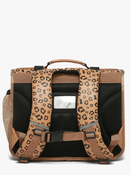 Cartable Vintage North Cameleon Marron vintage north CA38 vue secondaire 3