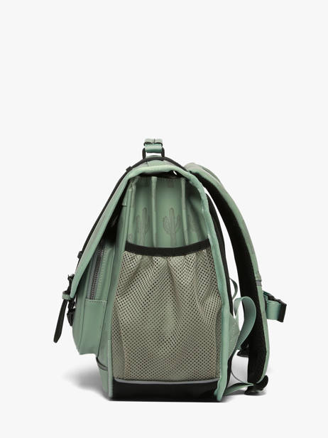 Cartable Vintage North Cameleon Vert vintage north CA41 vue secondaire 1