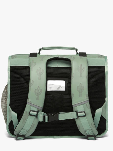 Cartable Vintage North Cameleon Vert vintage north CA41 vue secondaire 3