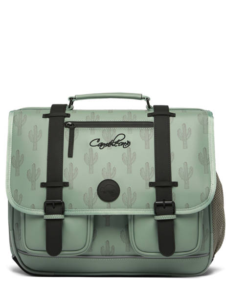 Cartable Vintage North Cameleon Vert vintage north CA41 vue secondaire 5