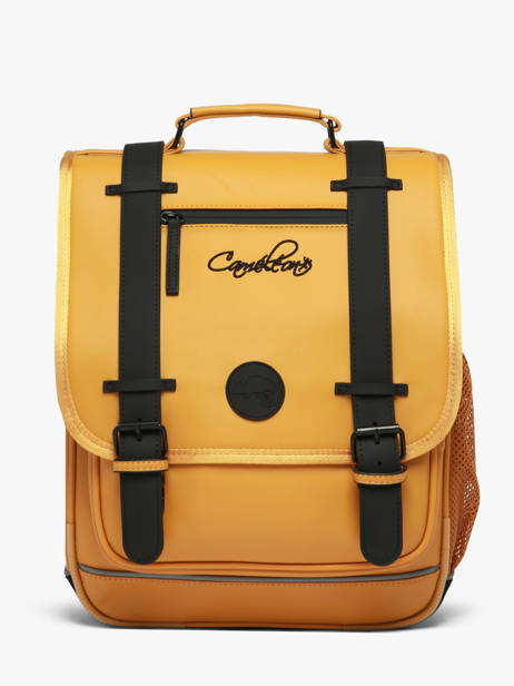 Sac � Dos Vintage North 2 Compartiments Cameleon Jaune vintage north SD39
