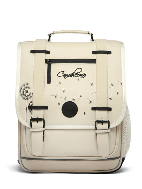 2-compartment Vintage North Backpack Cameleon Beige vintage north SD39 other view 7