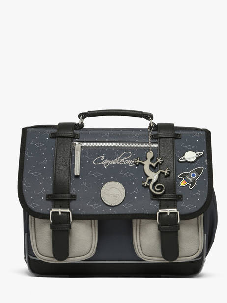 Cartable Enfant 2 Compartiments Vintage Urban Cameleon Gris vintage urban CA35