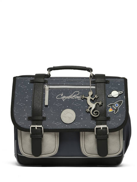 Cartable Enfant 2 Compartiments Vintage Urban Cameleon Gris vintage urban CA35 vue secondaire 7