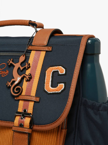 Cartable Enfant 2 Compartiments Vintage Urban Cameleon Bleu vintage urban CA35 vue secondaire 4
