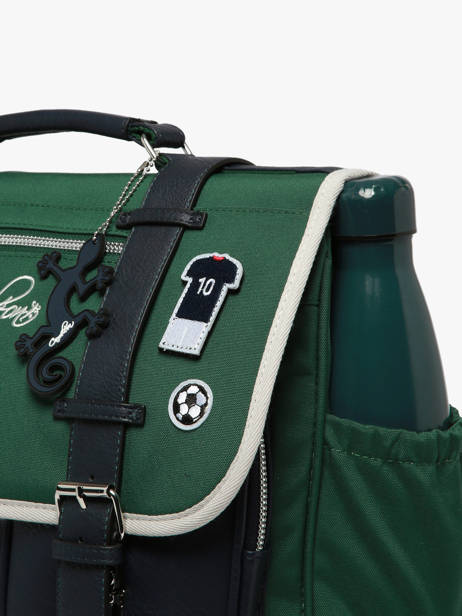Cartable Enfant 2 Compartiments Vintage Urban Cameleon Vert vintage urban CA35 vue secondaire 4
