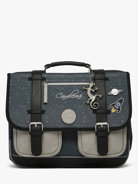 Cartable 2 Compartiments Vintage Urban Cameleon Gris vintage urban CA38