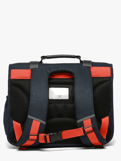 Cartable 2 Compartiments Vintage Urban Cameleon Bleu vintage urban CA38 vue secondaire 3