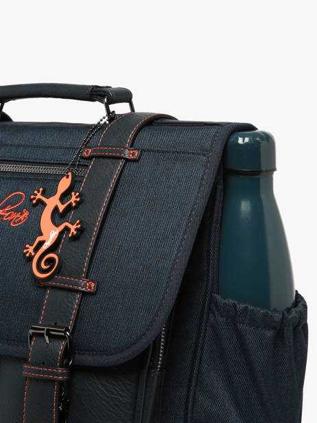 Cartable 2 Compartiments Vintage Urban Cameleon Bleu vintage urban CA38 vue secondaire 4