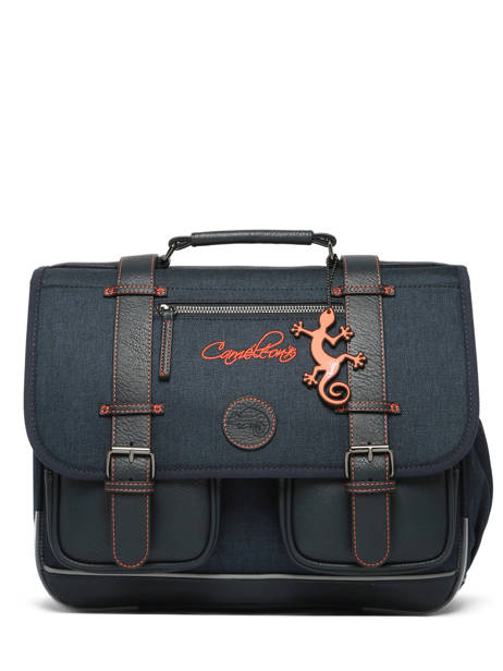 Cartable 2 Compartiments Vintage Urban Cameleon Bleu vintage urban CA38 vue secondaire 5