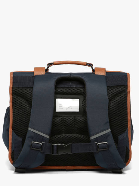 Satchel For Kids 2 Compartments Cameleon Blue vintage urban CA38 other view 3