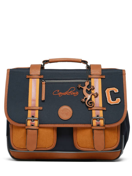 Satchel For Kids 2 Compartments Cameleon Blue vintage urban CA38 other view 5