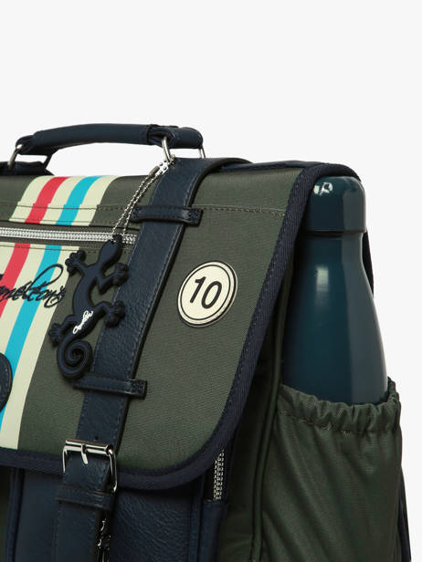 Cartable 2 Compartiments Vintage Urban Cameleon Vert vintage urban CA38 vue secondaire 4