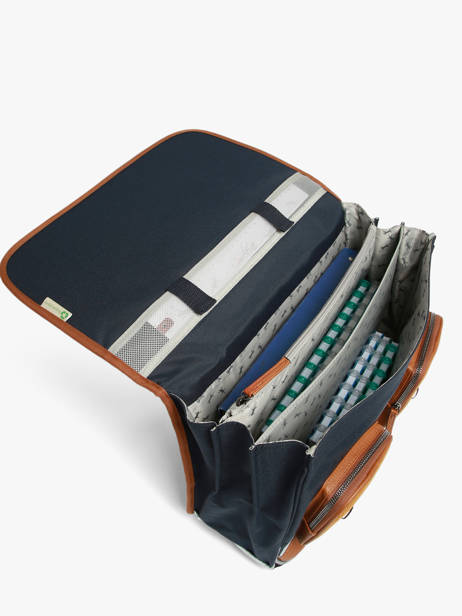 Cartable 3 Compartiments Vintage Urban Cameleon Bleu vintage urban CA41 vue secondaire 2