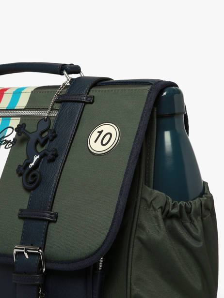 Cartable 3 Compartiments Vintage Urban Cameleon Vert vintage urban CA41 vue secondaire 4