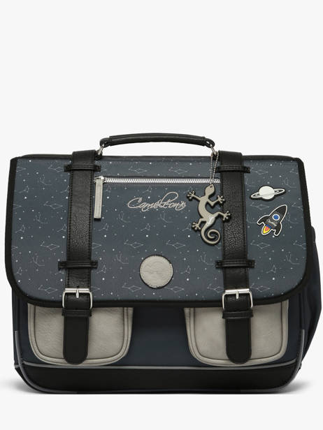 Cartable 3 Compartiments Vintage Urban Cameleon Gris vintage urban CA41 vue secondaire 5
