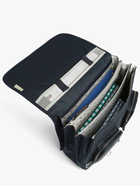 Cartable 3 Compartiments Vintage Urban Cameleon Bleu vintage urban CA41 vue secondaire 2