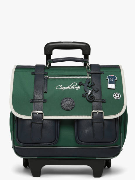 Cartable � Roulettes 2 Compartiments Vintage Urban Cameleon Vert vintage urban CR38