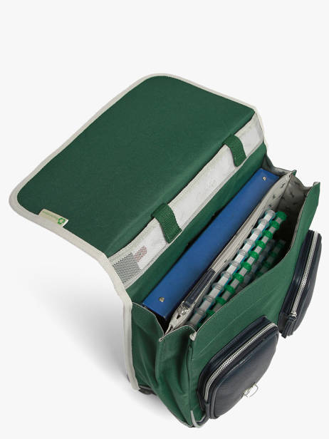 Boekentas Op Wieltjes 2 Compartimenten Vintage Urban Cameleon Groen vintage urban CR38 ander zicht 2